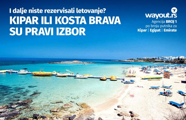 Još niste rezervisali letovanje? Kipar ili Kosta Brava sa Wayout-om su najpovoljniji izbor